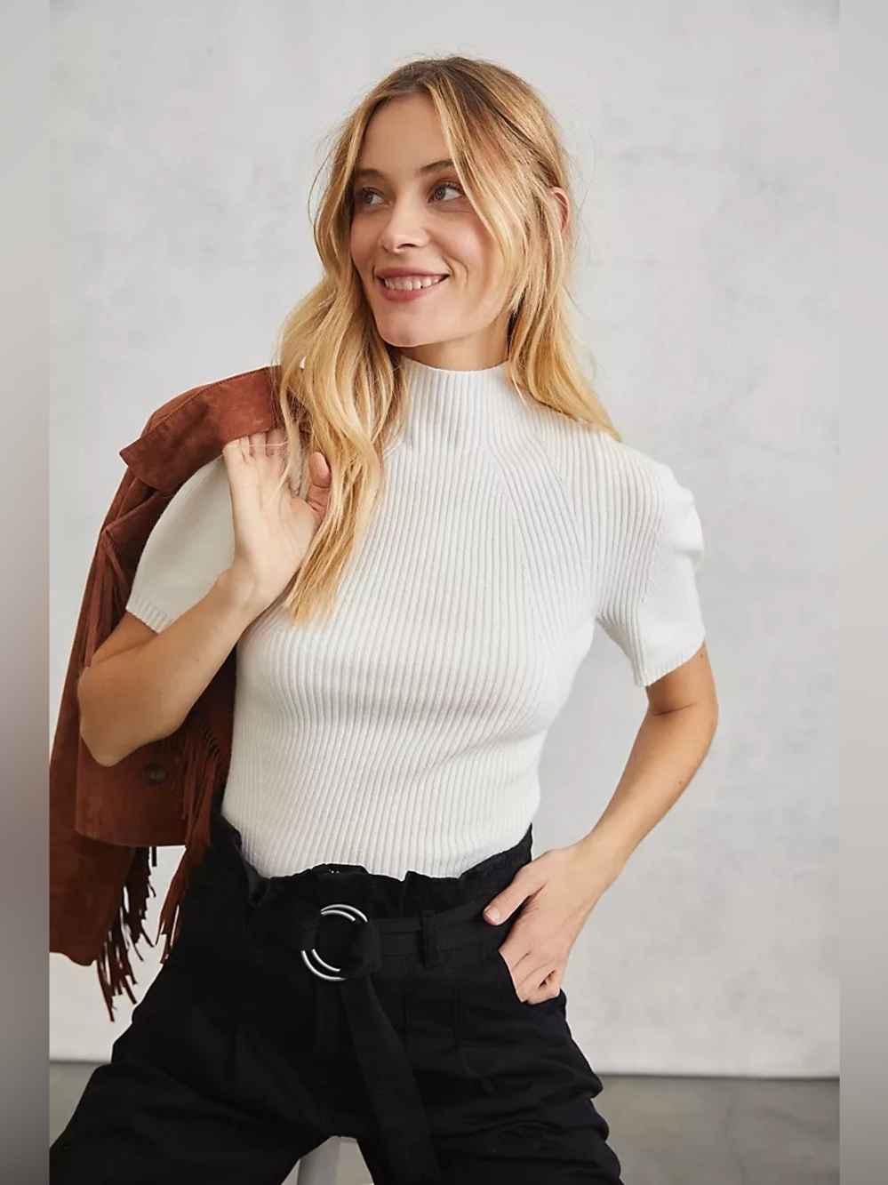Maeve Annette Sweater Tee Size S